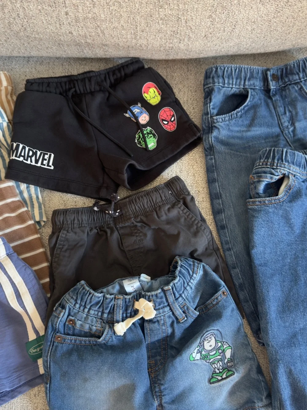 Baby Boy Shorts + Denim 12-18/18-24